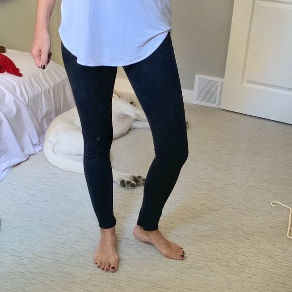 Suede leggings - Picture 4 of 5